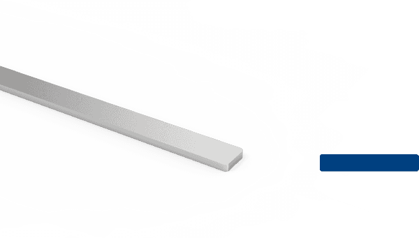 A piece of flat wire with rounded edge