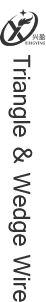 Triangle & Wedge Wire Text